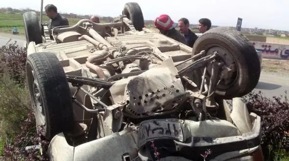 شاخ به شاخ 2 پیکان دو تن را در جاده اهر کشت