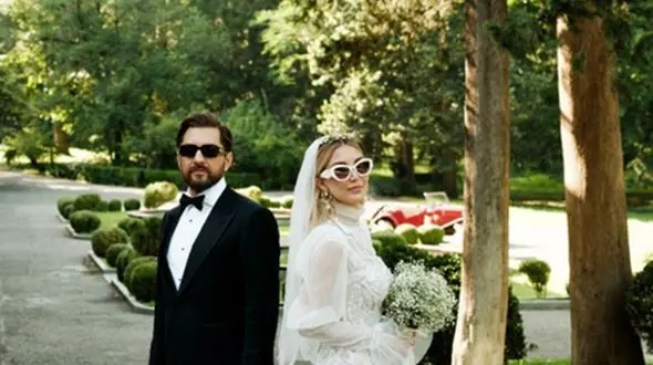 فیلم جذاب از عروسی بهرام رادان و مینا مختاری / این کجا و عروسی مصنوعی گلزار کجا/ فقط مقایسه کنید!