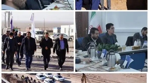 بازدید میدانی از عملیات اجرای خط لوله انتقال آب دریای عمان به اصفهان توسط استاندار اصفهان و مدیران مجموعه های سهامدار پروژه
