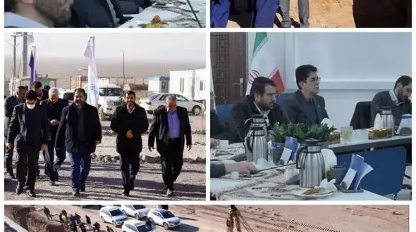 بازدید میدانی از عملیات اجرای خط لوله انتقال آب دریای عمان به اصفهان توسط استاندار اصفهان و مدیران مجموعه های سهامدار پروژه
