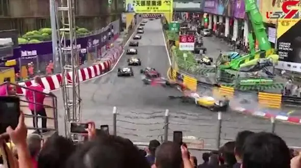 تصادف وحشتناک راننده‌ی ۱۷ ساله فرمول ۳+ فیلم