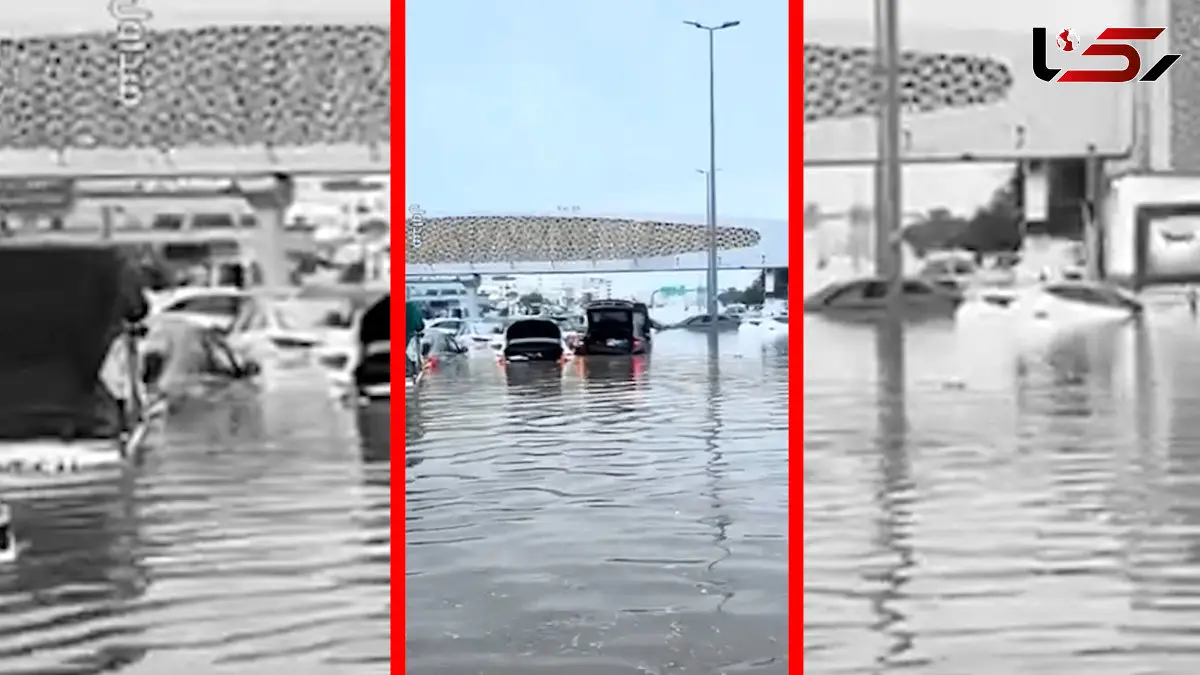 فیلم سیلاب گسترده در جده پس از بارندگی‌های پی در پی