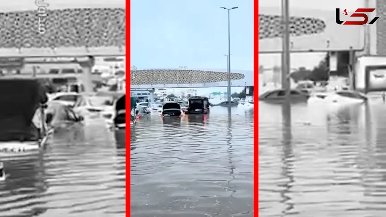 فیلم سیلاب گسترده در جده پس از بارندگی‌های پی در پی