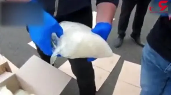 تصادف با ماشین پلیس و فاش شدن راز 270 کیلوگرم موادمخدر+فیلم