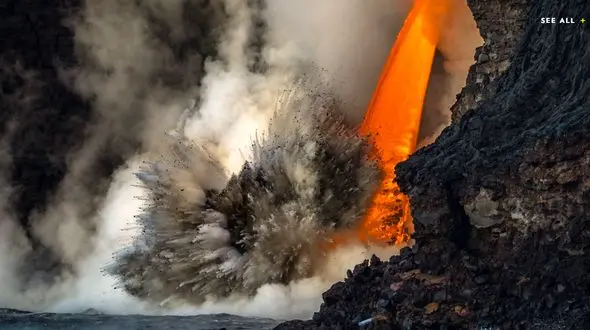  گدازه های آتش فشانی جزیره هاوایی + عکس دیدنی