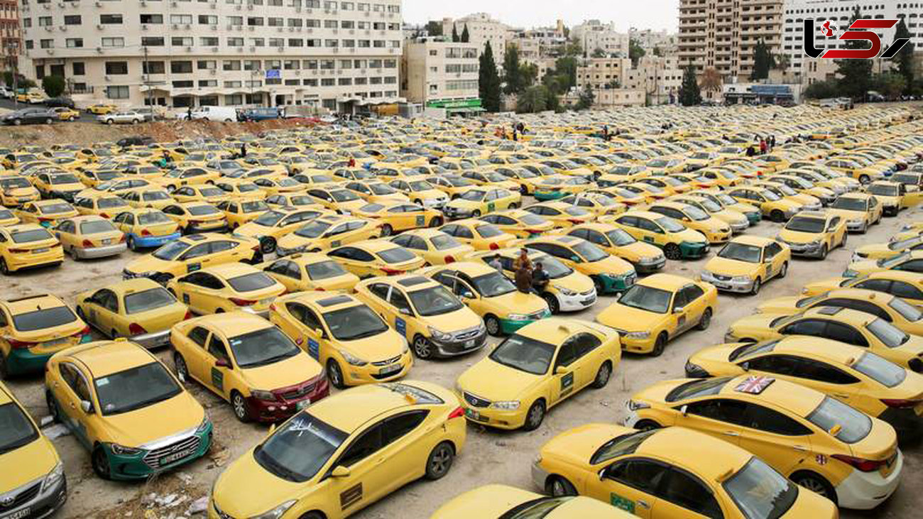  اعتصاب گسترده رانندگان تاکسی در اردن