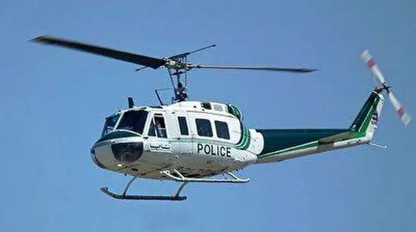 فیلم فرود اضطراری بالگرد پلیس در بلوار ارتش تهران + جزئیات 