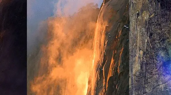 آبشار آتش؛ پدیده ای خارق العاده! +تصاویر شگفت انگیز