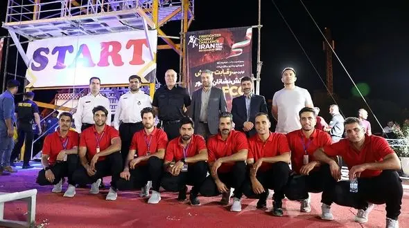  قهرمانی تیم آتش‌نشانی مشهد در رقابت" چالش آتش نشانان " سراسر کشور