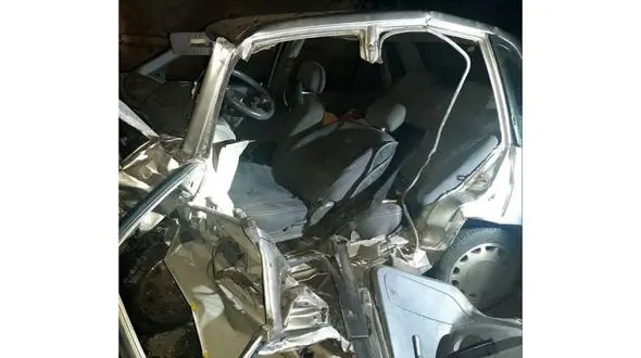 5 کشته و زخمی در تصادف هولناک 3 خودرو در کرج / پراید متلاشی شد + عکس