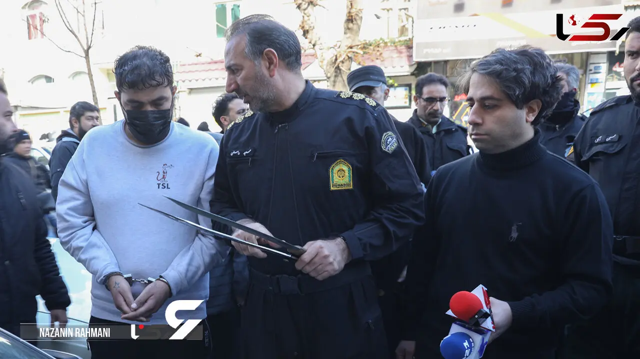 فیلم بازداشت و بازسازی عامل قدرتنمایی و وحشت آفرینی شرور قمه به دست قصرالدشت / اراذل هدف گلوله پلیس قرار می گیرند