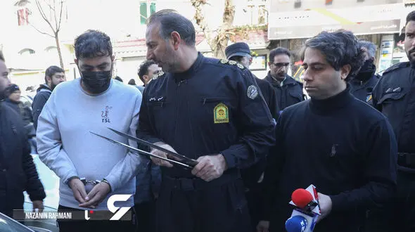 فیلم بازداشت و بازسازی عامل قدرتنمایی و وحشت آفرینی شرور قمه به دست قصرالدشت / اراذل هدف گلوله پلیس قرار می گیرند