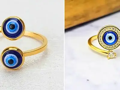 15 طرح خیره‌ کننده انگشتر چشم نظر برای استایلی زیبا و روح‌ نواز