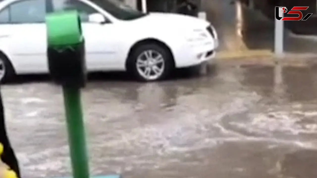 فیلم آبگرفتگی وحشتناک در اصفهان / شهر را باران برد