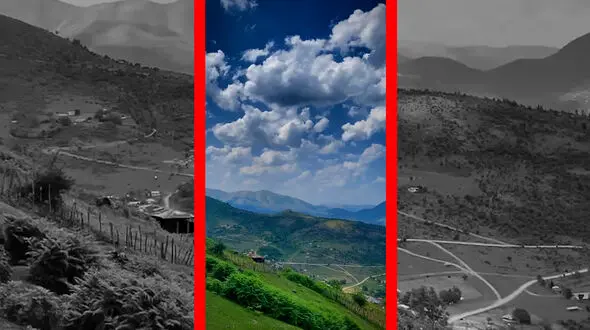 فیلم مناظر بکر و سرسبز گیلان در پونل