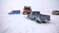 امدادرسانی به گرفتاران در برف در سمنان