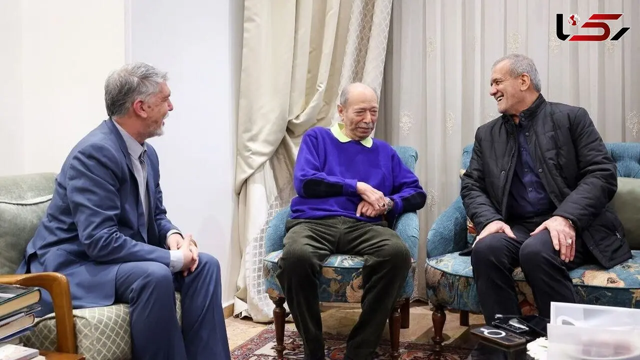 ضیافت افطاری علی نصیریان شبی که مسعود پزشکیان رئیس جمهور کشورمان همراه با دخترشان مهمان خانه ایشان بودند/ افطاری ساده با زولبیا و بامیه