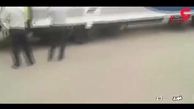 اولین فیلم از حادثه قطار مسافربری تهران-زاهدان در پی طوفان شن + فیلم 