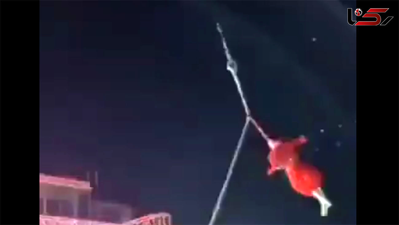 ببینید / لحظاتی هولناک از پیچ خوردن طناب دور گردن دختر جوان وسط سیرک! + فیلم