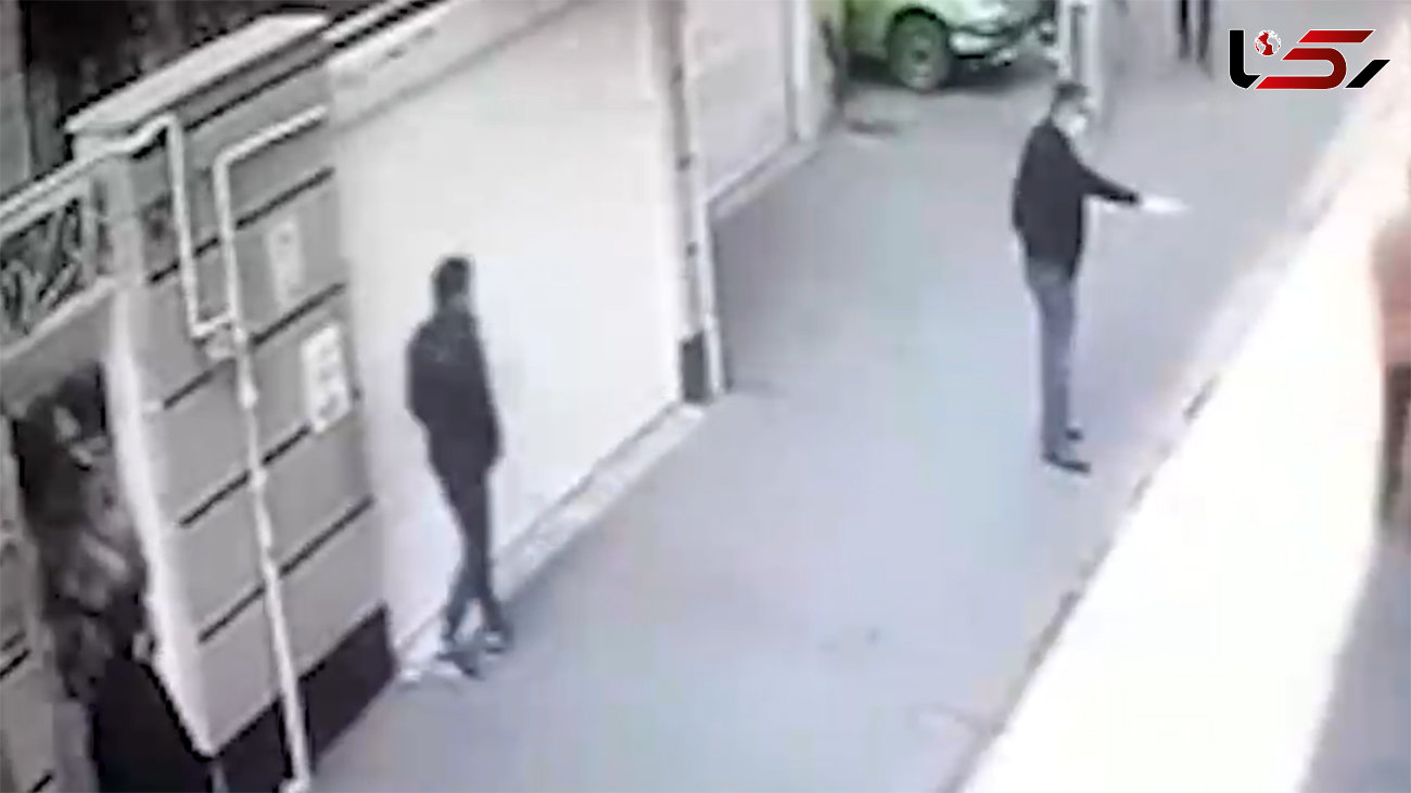 فیلم حمله 5 شرور به یک خانه در روز روشن / زمینگیری مردان خطرناک با شلیک به موقع پلیس + عکس