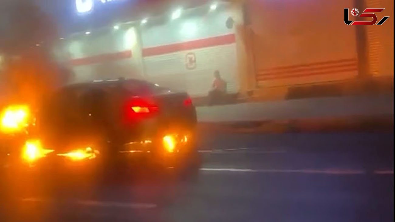 ببینید / آتش گرفتن دلخراش یک BMW در خیابان‌های تهران! 