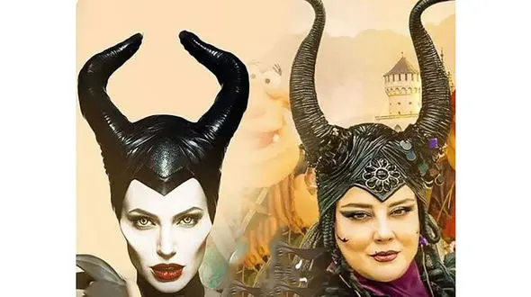 شباهت حاشیه ساز  آشا محرابی به آنجلینا جولی  ! + فیلم واکنش عجیب خانم بازیگر ایرانی