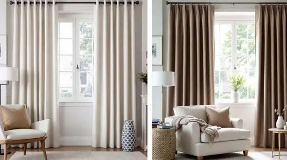 مقایسه پرده های مینیمال و پلیسه: کدام گزینه مناسب تر است؟