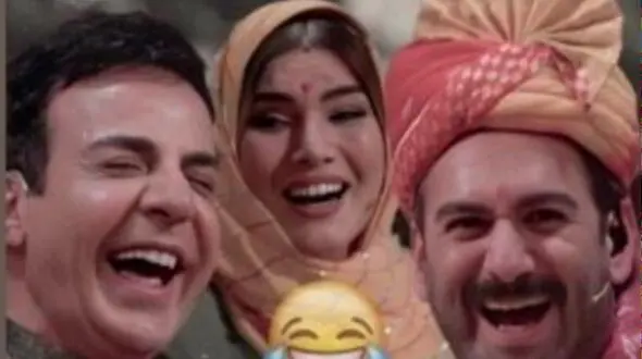 فیلم / چالش خنده‌دار خانواده هندی  با حضور عموپورنگ در نقش مادرشوهر بدجنس: دو ساله میگم برام نوه بیار نمیاری / خودم 15 تا آوردم شونزدهمی هم توی راه بود که ازم گرفتن
