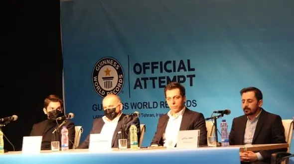 رکورد شکنی برند ایرانی شیبا با ساخت بزرگترین پاستیل جهان