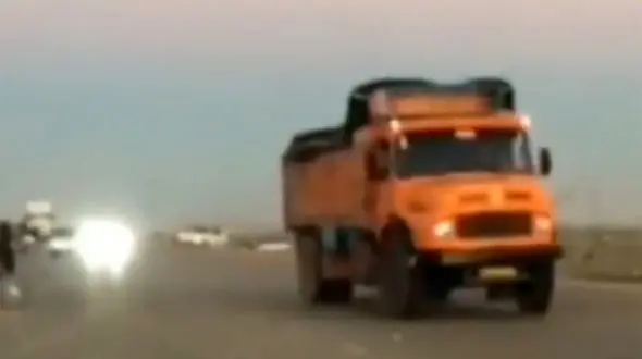 فیلم / حادثه بد در پیست موتورسواری گناوه