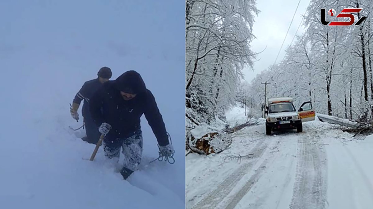 فیلم فداکاری ماموران برق در کولاک -17 درجه یک روستا