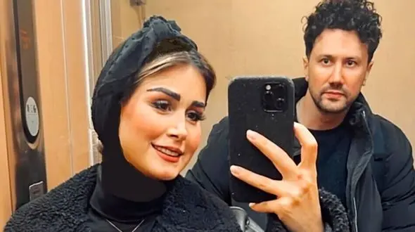 فیلم صدای زنانه شاهرخ استخری در حین تقلید صدا از همسرش/ مثل روح دریک بدن هستند!