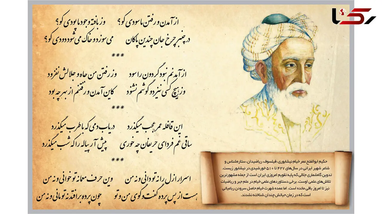 رباعی خیام با صدای محمدرضا شجریان + فیلم