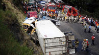 برخورد مرگبار اتوبوس با کامیون در مرکز هند
