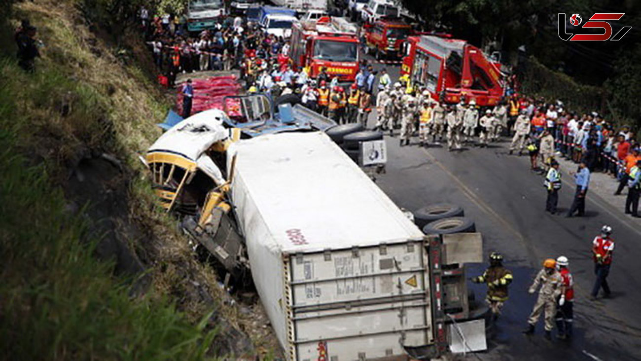 برخورد مرگبار اتوبوس با کامیون در مرکز هند
