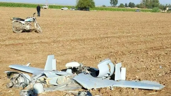 عکس سقوط یک پهباد در خاک ایران + جزییات