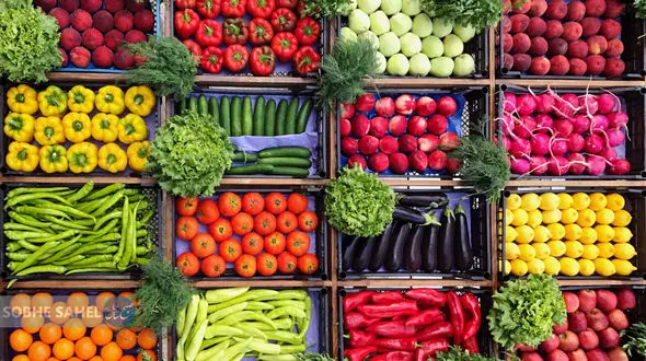 قیمت عمده میوه و سبزی دوشنبه 19 آبان 99 