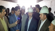 بازدید وزیر نیرو از پروژه احداث تونل سیاه طاهر و تصفیه خانه فاضلاب تازه آباد