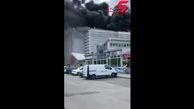 وقوع آتش سوزی مهیب در شمال شرقی برلین+فیلم