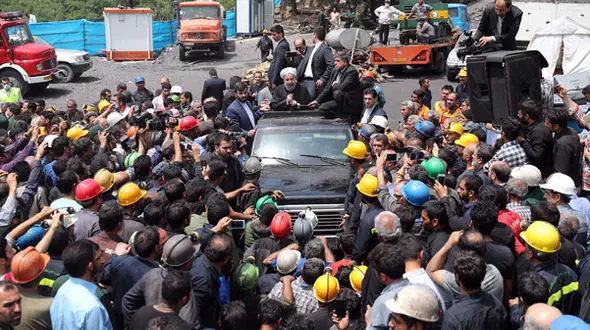  احتمال زنده بودن معدنچیان گرفتار در معدن آزادشهر گلستان هست