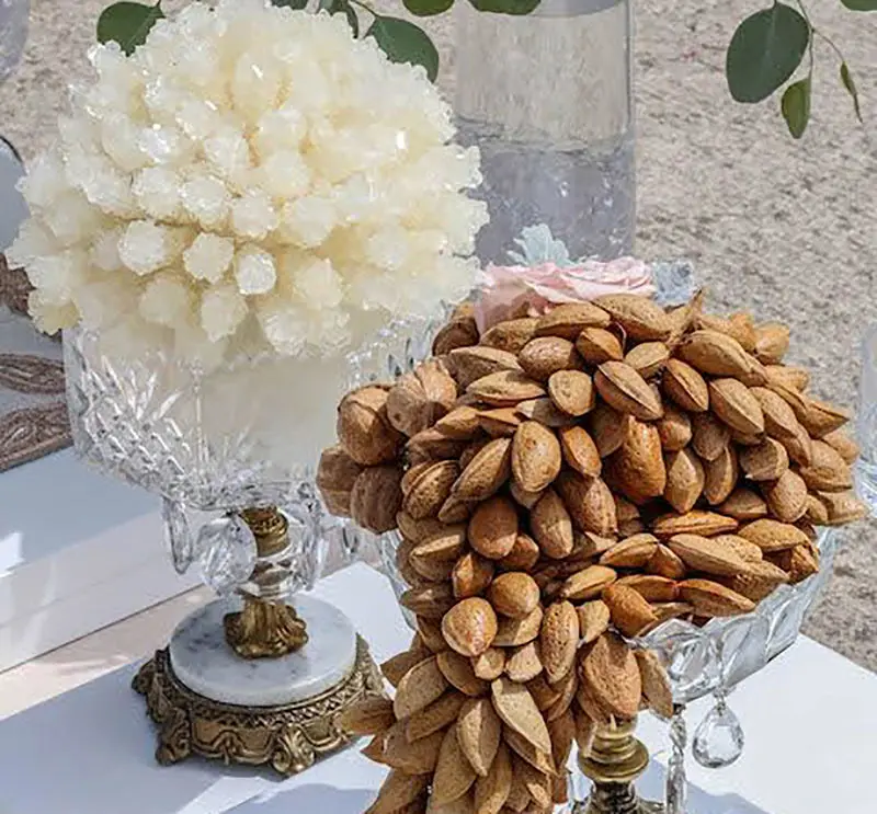 تزیین نبات برای شب یلدا