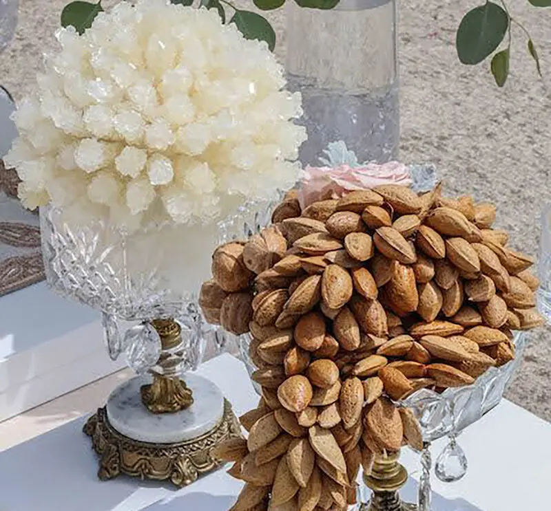تزیین نبات برای شب یلدا