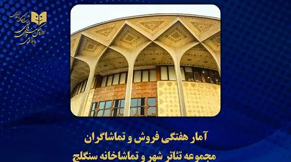 آمار هفتگی فروش و تماشاگران نمایش های تئاتر شهر و تماشاخانه سنگلج اعلام شد