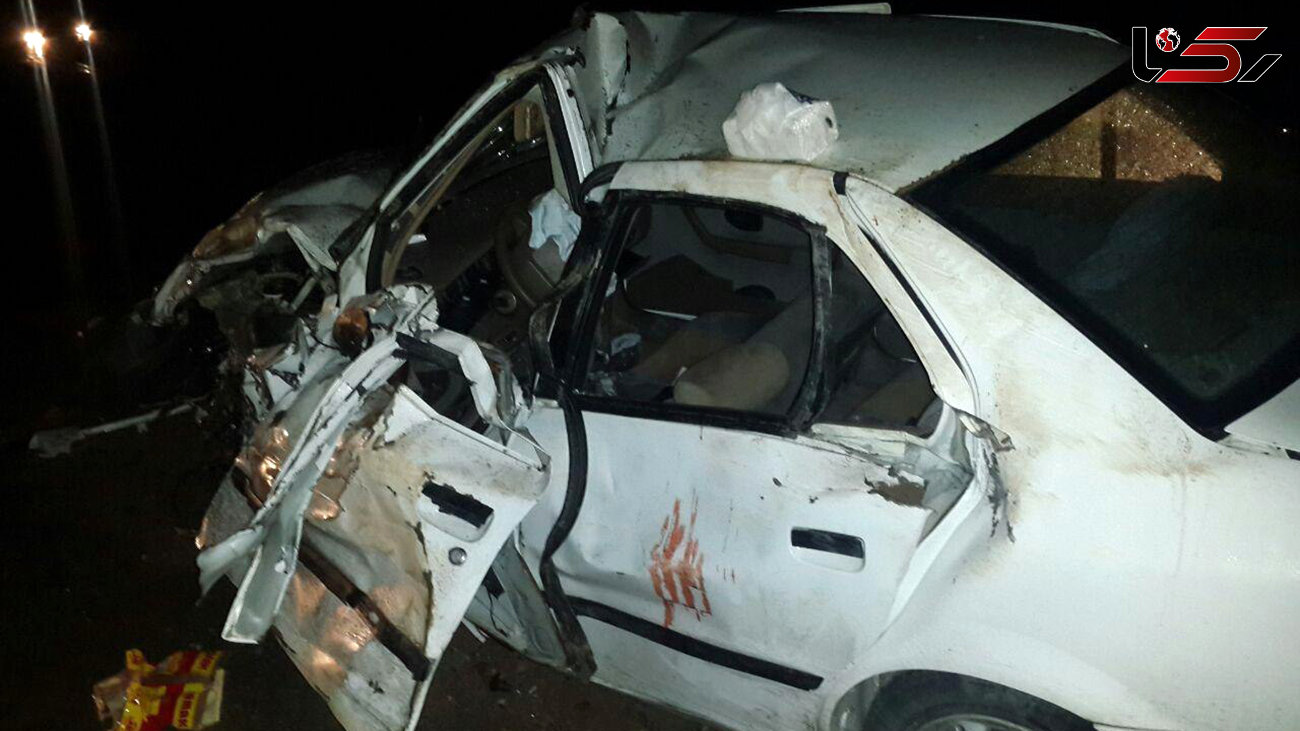 2 کشته در سانحه رانندگی اتوبان ساوه - تهران
