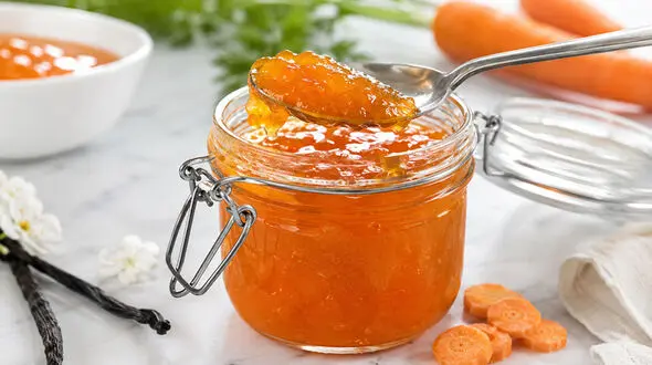 راز خوش‌ طعم شدن مربای هویج؛ آموزش مرحله‌ به‌ مرحله با عطر وانیل