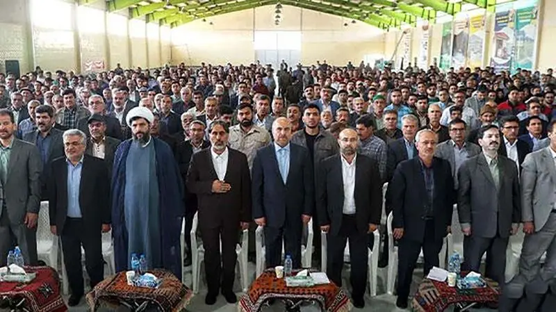حضور دکتر قالیباف در همایش صنعتگران، کارآفرینان، کشاورزان و دامپروران