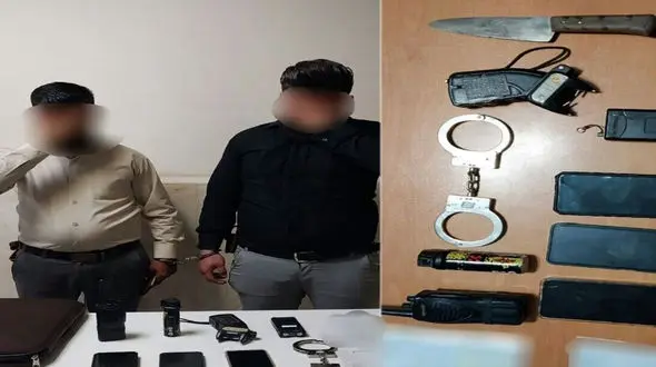 بازداشت 2 مرد در لباس پلیس گیلان / فقط پول به جیب می زدند