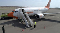 حادثه در فرودگاه مشهد / 2 لاستیک هواپیما عقب هواپیما در زمان فرود ترکید