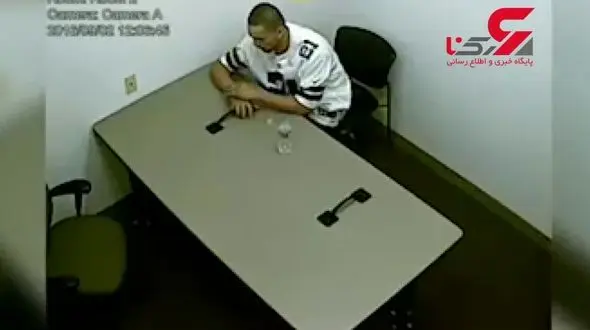 فرار باورنکردنی مجرم از اتاق بازجویی پلیس + فیلم 