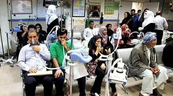 مراجعه بیش از ۱۵۰۰ خوزستانی به بیمارستان در پی آلودگی هوا